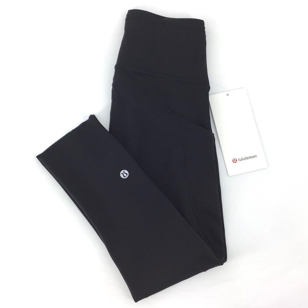 Lululemon Fast and Free Crop II 19" Cool Black NWT